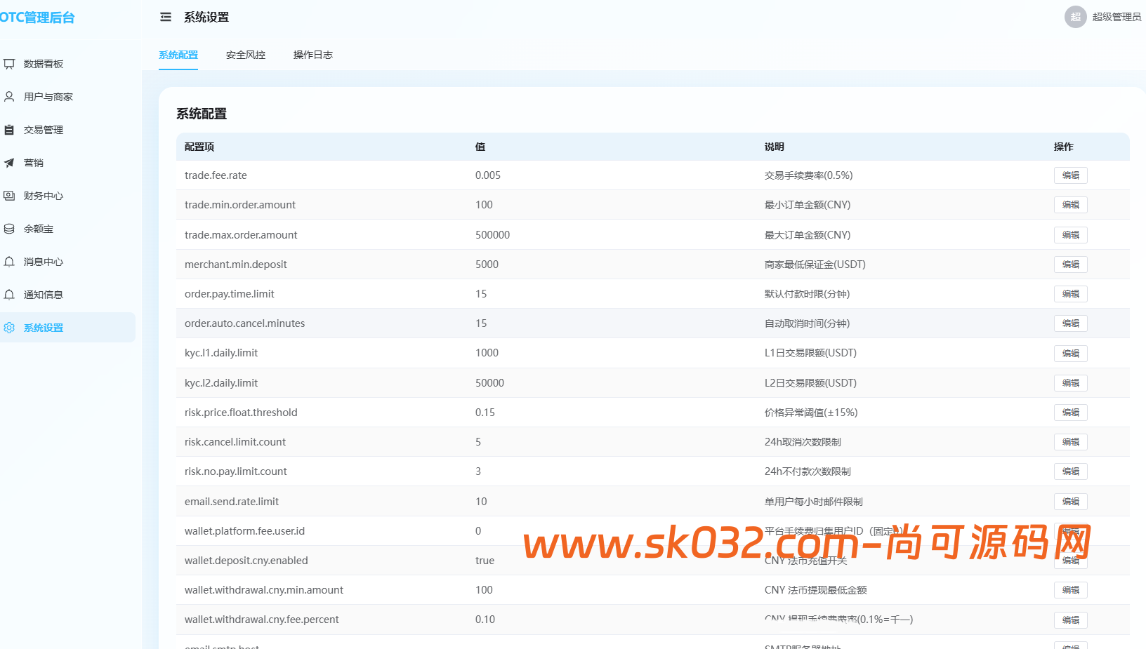 全新二开多语言OTC/余额宝/理财/担保/商家/usdt搬砖/全开源/源码【亲测源码】插图28