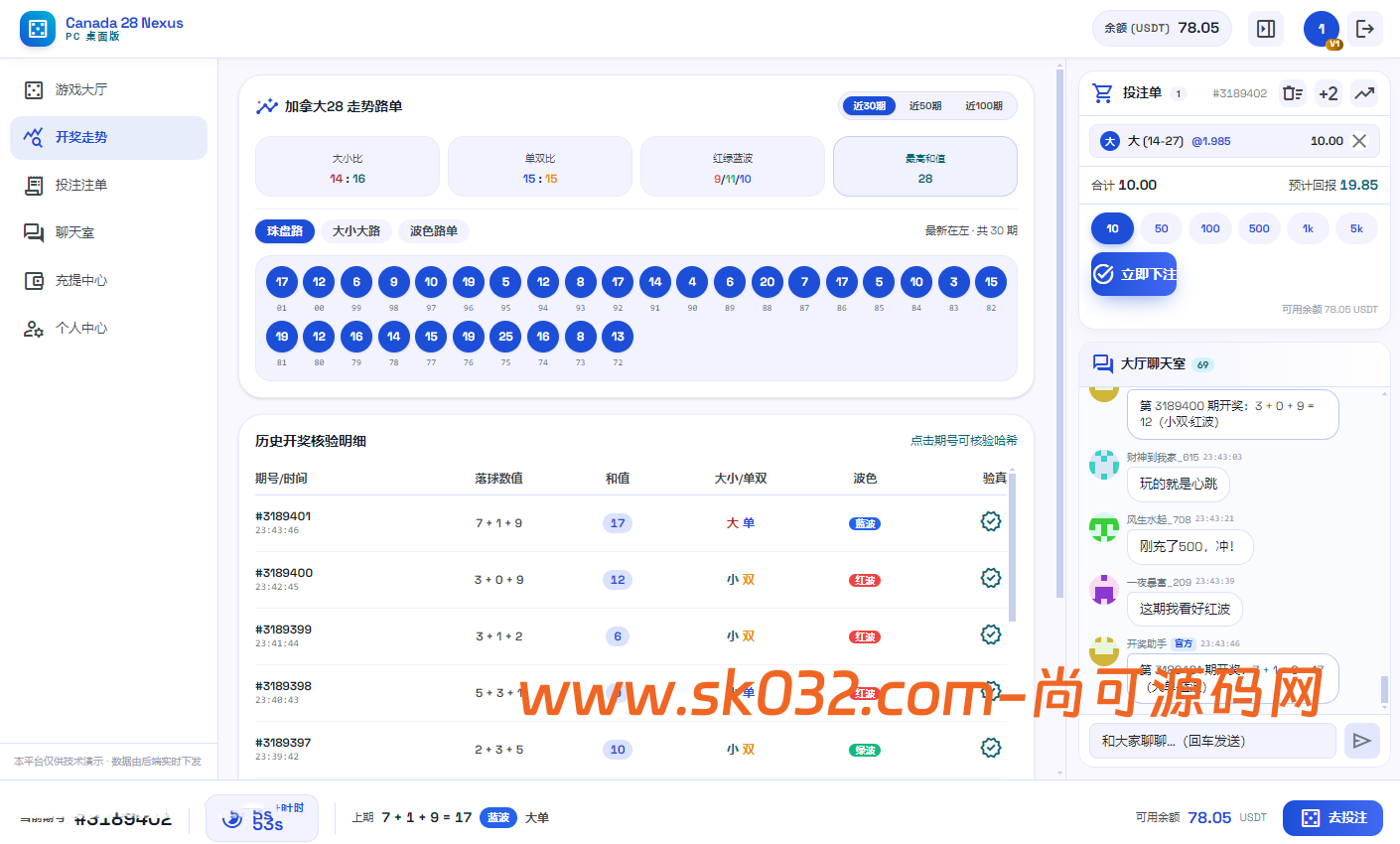 加拿大28竞猜游戏开源源码【亲测源码】插图5